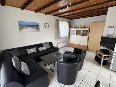 Ein Sitzbereich in der Unterkunft Ferienhaus Hochreuther