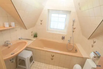 Ein Badezimmer in der Unterkunft Ferienhaus Hochreuther