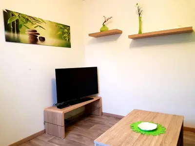 TV/Unterhaltungsangebot in der Unterkunft Kleine Nixe Dünenblick