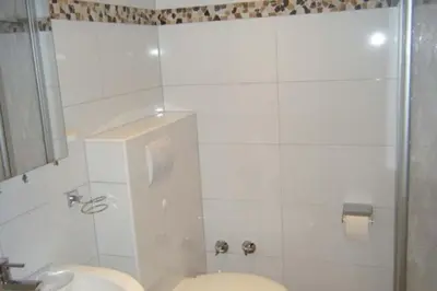 Ein Badezimmer in der Unterkunft Seehütte Ferienwohnung 701