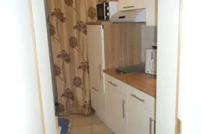 Küche/Küchenzeile in der Unterkunft Seehütte Ferienwohnung 701
