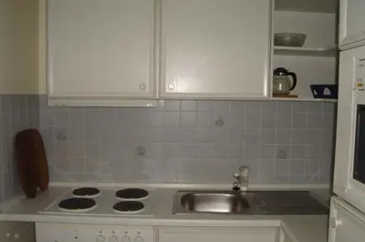Küche/Küchenzeile in der Unterkunft Seehütte Ferienwohnung 604