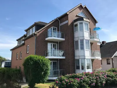 Das Gebäude in dem sich die Ferienwohnung befindet