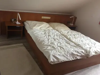 Ein Bett oder Betten in einem Zimmer der Unterkunft Nordseedüne, Ferienwohnung 9