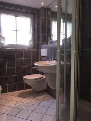 Ein Badezimmer in der Unterkunft Nordseedüne, Ferienwohnung 9
