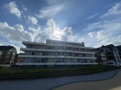 Das Gebäude in dem sich die Ferienwohnung befindet