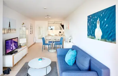 TV/Unterhaltungsangebot in der Unterkunft Düne 1, Ferienwohnung 11