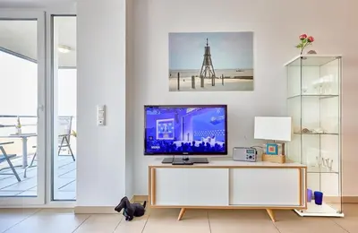 TV/Unterhaltungsangebot in der Unterkunft Düne 1, Ferienwohnung 11