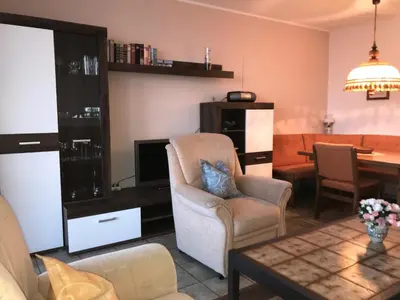 Ein Sitzbereich in der Unterkunft Nautilus, Ferienwohnung 22