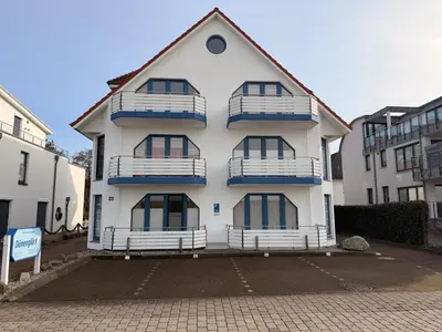 Das Gebäude in dem sich die Ferienwohnung befindet