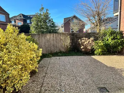 Ein Garten an der Unterkunft Am Grooten Steen 1, Ferienwohnung 5