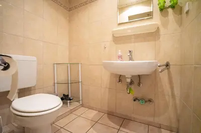 Ein Badezimmer in der Unterkunft Hus Willem Wohnung I 20