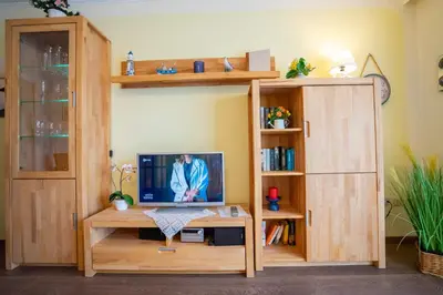 TV/Unterhaltungsangebot in der Unterkunft Hus Willem Wohnung I 20