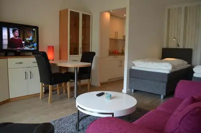 TV/Unterhaltungsangebot in der Unterkunft Hus Willem Wohnung II 10
