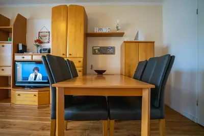 TV/Unterhaltungsangebot in der Unterkunft Hus Willem Wohnung II 12