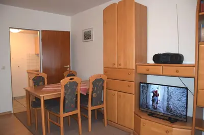 TV/Unterhaltungsangebot in der Unterkunft Hus Willem Wohnung II 23