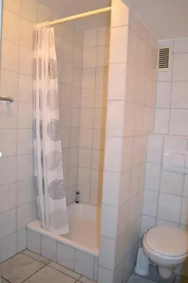 Ein Badezimmer in der Unterkunft Hus Willem Wohnung II 23