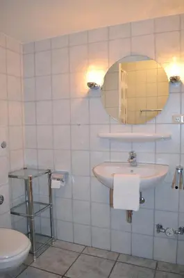 Ein Badezimmer in der Unterkunft Hus Willem Wohnung II 23