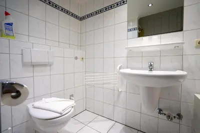 Ein Badezimmer in der Unterkunft Hus Willem Wohnung II 15