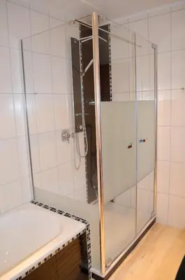 Ein Badezimmer in der Unterkunft Büsumer Hochhaus Wohnung Jacqueline