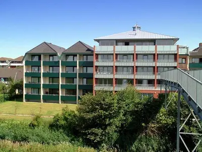 Das Gebäude in dem sich die Ferienwohnung befindet