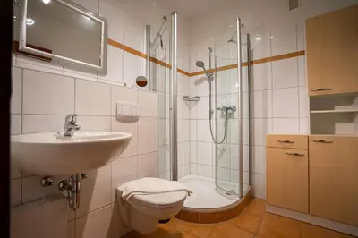 Ein Badezimmer in der Unterkunft Österstr Schmidt