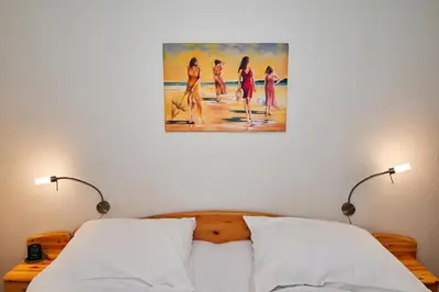 Ein Bett oder Betten in einem Zimmer der Unterkunft Heike