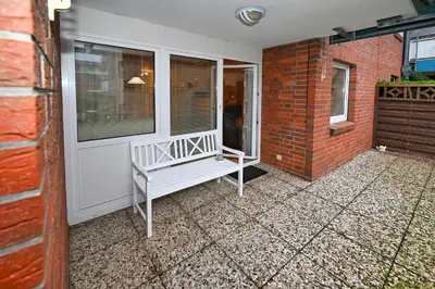Ein Balkon oder eine Terrasse in der Unterkunft Heike