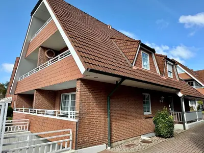 Das Gebäude in dem sich die Ferienwohnung befindet