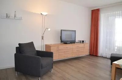 TV/Unterhaltungsangebot in der Unterkunft Strandmuschel