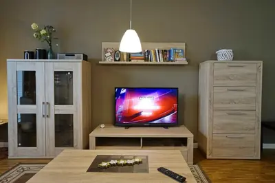 TV/Unterhaltungsangebot in der Unterkunft Strandgeflüster