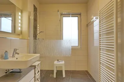 Ein Badezimmer in der Unterkunft Meeresrauschen