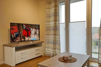 TV/Unterhaltungsangebot in der Unterkunft Meeresrauschen