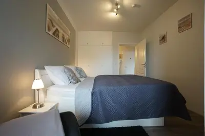 Ein Bett oder Betten in einem Zimmer der Unterkunft Seewind