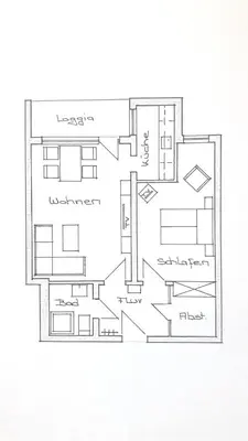 Grundriss der Unterkunft Seewind