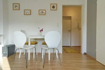 Ein Sitzbereich in der Unterkunft Petersen