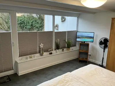 TV/Unterhaltungsangebot in der Unterkunft Haus zwischen den Deichen Wohnung 3
