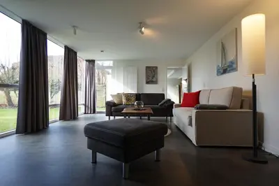 Ein Sitzbereich in der Unterkunft Haus zwischen den Deichen Wohnung 3