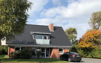 Das Gebäude in dem sich die Ferienwohnung befindet