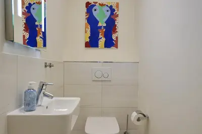 Ein Badezimmer in der Unterkunft Helios