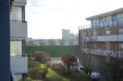 Das Gebäude in dem sich die Ferienwohnung befindet