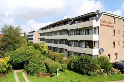 Das Gebäude in dem sich die Ferienwohnung befindet