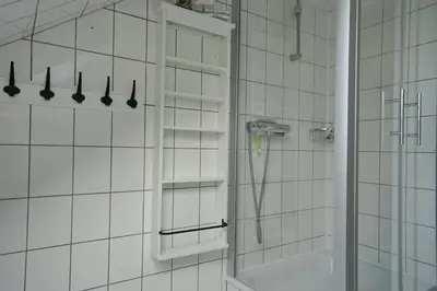 Ein Badezimmer in der Unterkunft Möwennest