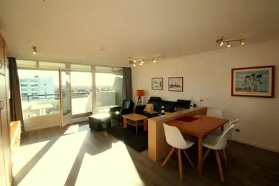 Ein Sitzbereich in der Unterkunft Panorama Whg 92