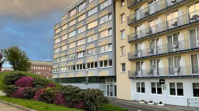 Das Gebäude in dem sich die Ferienwohnung befindet