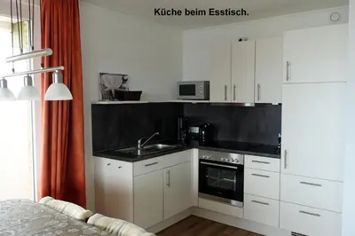 Küche/Küchenzeile in der Unterkunft Panorama Whg 89, 6 OG