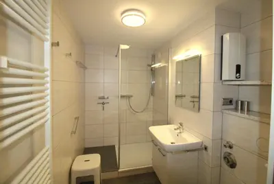 Ein Badezimmer in der Unterkunft Panorama Whg 66, 4 OG