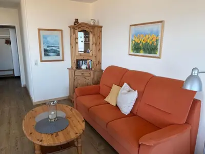 Ein Sitzbereich in der Unterkunft Panorama Whg 76, 5 OG