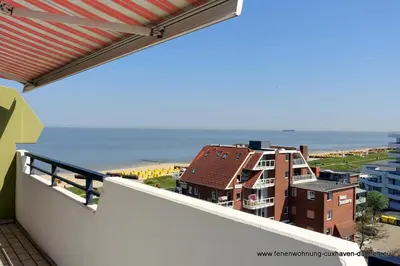 Ein allgemeiner Meerblick oder ein Meerblick von der Ferienwohnung aus