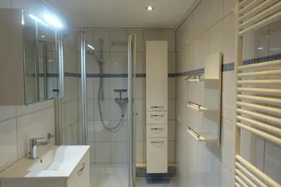 Ein Badezimmer in der Unterkunft Panorama Whg 42, 2 OG